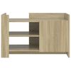 vidaXL Coffee Table Sonoma Oak 80x50x50 cm Engineered Wood