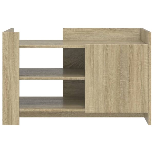 vidaXL Coffee Table Sonoma Oak 80x50x50 cm Engineered Wood