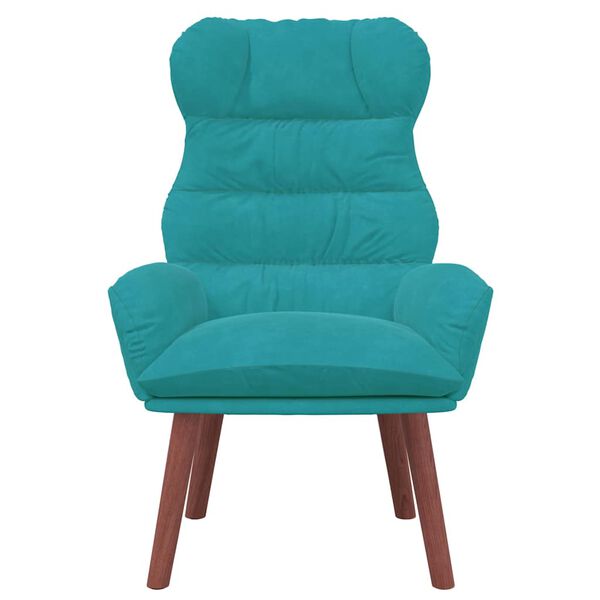 vidaXL Armchair Turquoise 69 x 74 x 93 cm Velvet