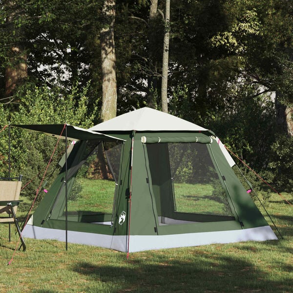 vidaXL Instant Tent Folding Green 205 x 205 x 143 cm Steel