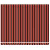vidaXL Retractable Awning Orange and brown 400 x 300 cm Polyester