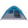vidaXL Family Tent Dome 6-Person Blue Waterproof
