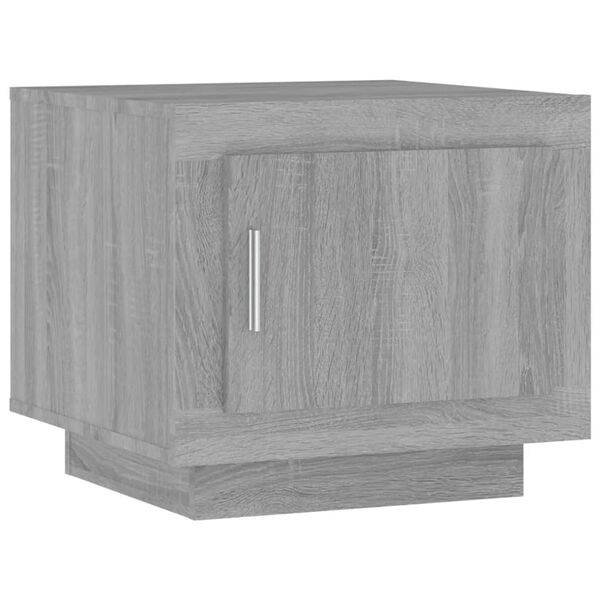 vidaXL Coffee Table Grey Sonoma 51x50x45 cm Engineered Wood
