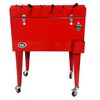 AXI Cooler with Football Table 65 L Red
