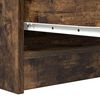 vidaXL Sideboard Smoked Oak 100x35x76 cm Engineered Wood