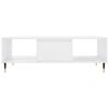 vidaXL Coffee Table High Gloss White 104x60x35 cm Engineered Wood