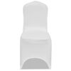 vidaXL Chair Cover Stretch White 18 pcs