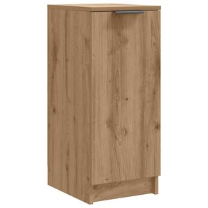 vidaXL Shoe Cabinet Artisan Oak 29.5x35x70 cm Engineered Wood