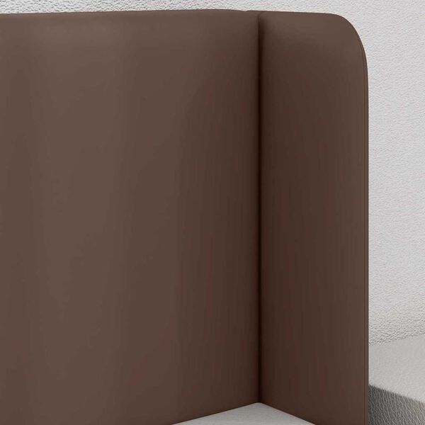 vidaXL Headboard Ear Brown 40.5 x 40.5 x 4 cm PVC