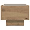 vidaXL Coffee Table Artisan oak 40 x 40 x 30 cm Engineered wood