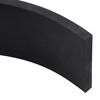 vidaXL Rubber Edge for Snow Plow Black 80x10x1 cm