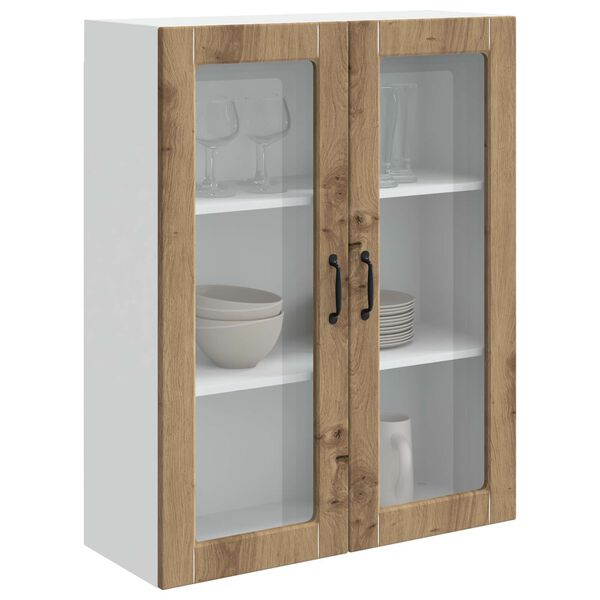 vidaXL Kitchen Cabinet Kalmar Artisan Oak 80 x 31 x 100 cm