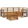 vidaXL Outdoor Sofa Set 5 pcs Natural Solid Acacia Wood