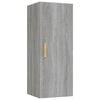 vidaXL Wall Cabinet Grey Sonoma 34.5x34x90 cm Engineered Wood