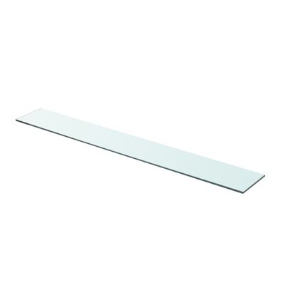 vidaXL Shelf Panel Glass Clear 90x12 cm
