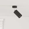 vidaXL Ceiling Spotlight Black 6 x 6 x 16.5 cm Steel