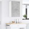 vidaXL Hanging Cabinet Concrete Grey and White 50 x 31 x 80 cm