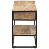 vidaXL TV Cabinet 130x30x45 cm Rough Mango Wood