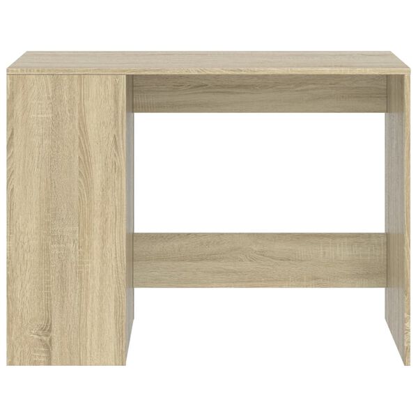 vidaXL Desk Sonoma Oak 102x50x75 cm Engineered Wood