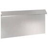 vidaXL Snail Fence 16 pcs 50 x 3.5 x 25 cm Stainless Steel Silver