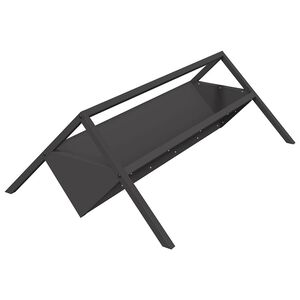 vidaXL Livestock Feeding Trough Black 111 x 76 x 38 cm