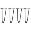 vidaXL Hairpin Legs for Coffee Table 4 pcs Anthracite 30 cm Solid Steel