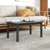 vidaXL Coffee Table Grey 80x50x40 cm Solid Wood Pine