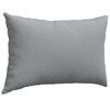 vidaXL Sofa Pillows 2 pcs Light Grey 60 x 40 cm Fabric