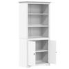 vidaXL Bookcase BODO White 80x40x172 cm Solid Wood Pine