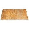 vidaXL Table Top Live Edge 110x80x3.8 cm Solid Wood Mango