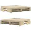 vidaXL Bed Frame without Mattress Sonoma Oak 200x200 cm Engineered Wood