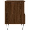 vidaXL Bedside Cabinet Brown Oak 40x35x50 cm Engineered Wood