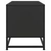 vidaXL TV Cabinet Black 100x34.5x40 cm Engineered Wood and Metal