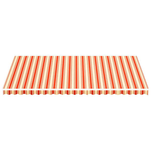 vidaXL Replacement Fabric for Awning Yellow and Orange 6x3.5 m