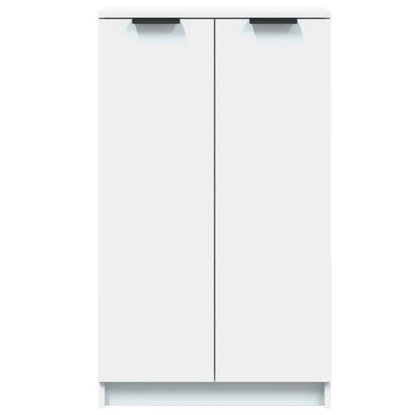 vidaXL Shoe Cabinet White 59x35x100.5 cm Engineered Wood
