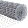 vidaXL Euro Fence Silver 0.6 x 25 m Hot dip galvanized iron