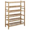 vidaXL Shoe Rack with Shelf Natural 68 x 28 x 96 cm Bamboo