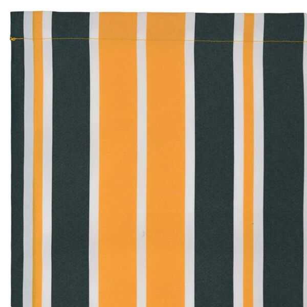 vidaXL Awning Replacement Green and Yellow 1000 x 160 cm