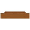 vidaXL Bed Frame without Mattress Honey Brown Solid Wood 200x200 cm