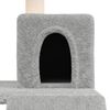 vidaXL Cat Tree with Sisal Scratching Posts Light Grey 82 cm