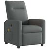 vidaXL Massage Recliner Chair Dark Grey 69 x 86 x 100 cm Fabric