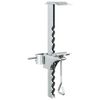 vidaXL Parasol Base Silver Steel