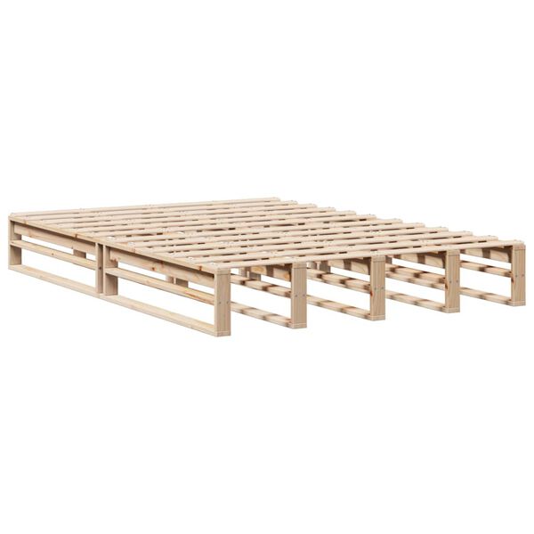 vidaXL Bed Frame without Mattress 120x200 cm Solid Wood Pine