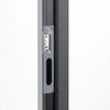 vidaXL Front Door Anthracite 100x200 cm Aluminium