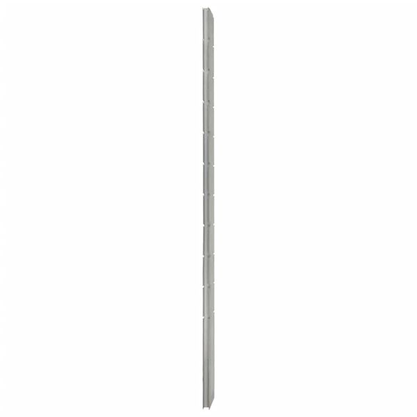 vidaXL Garden Fence Posts 40 pcs Silver 260 cm&nbsp;Galvanised Steel