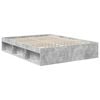 vidaXL Bed Frame Concerte Grey 150 x 200 cm Solid Pine Wood