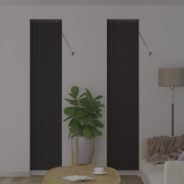vidaXL Venetian Blinds Manual Dark Grey 220 x 45 cm Aluminium