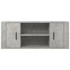 vidaXL TV Cabinet Concrete Grey 100x35x40 cm Engineered Wood
