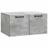 vidaXL Wall-Mounted TV Cabinet Concrete Grey 59.5 x 41 x 30 cm