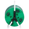 vidaXL Free Standing Green Hose Reel with Hose Fitting Set 0.5" 50 m PVC